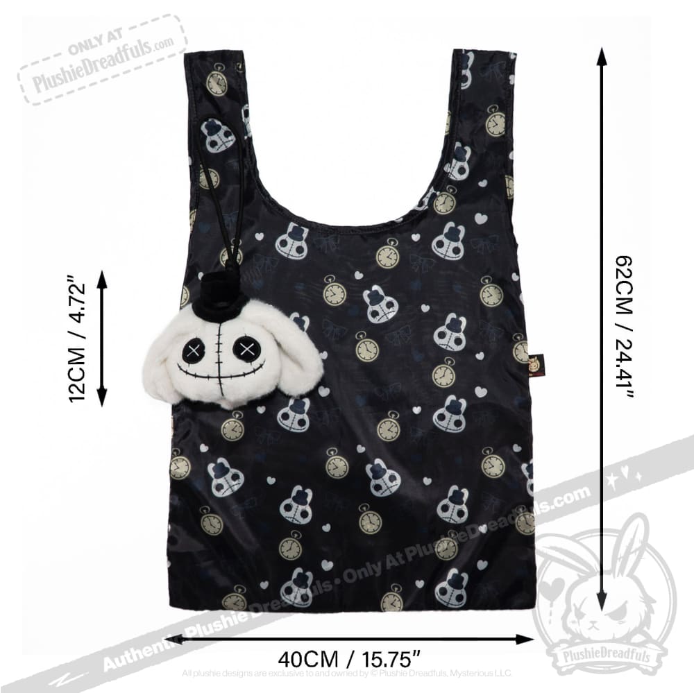 Victorian McGee - White Rabbit Reusable Shopping Bag Accessory shopping bag