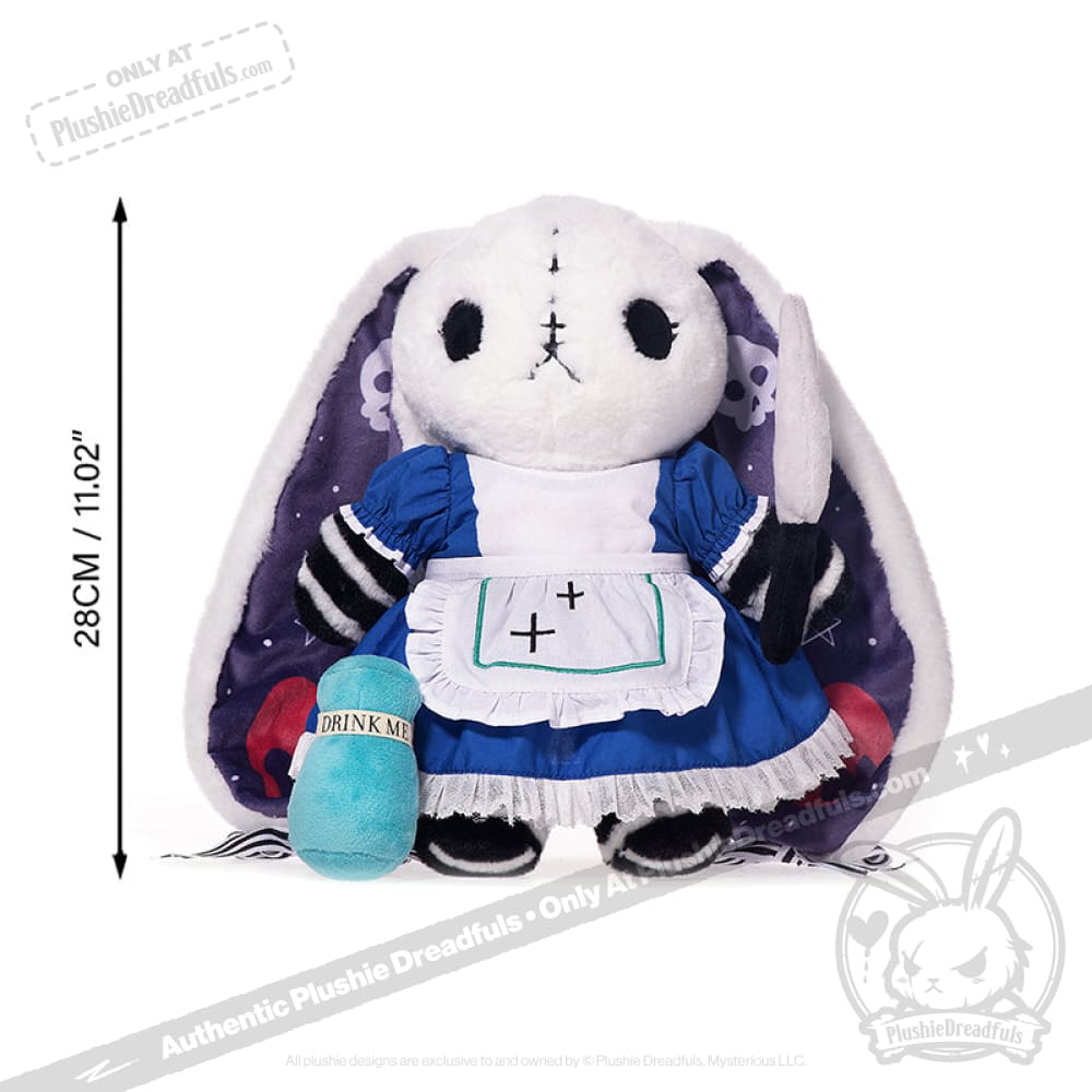 Alice Rabbit Toy Alice Rabbit Gothic Plush | Victorian McGee's – Mysterious