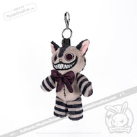 Load image into Gallery viewer, Victorian Mcgee’s Cheshire Cat Plush Keychain Accessory
