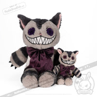 Load image into Gallery viewer, Victorian Mcgee’s Cheshire Cat Plush Keychain Accessory
