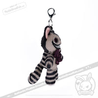 Load image into Gallery viewer, Victorian Mcgee’s Cheshire Cat Plush Keychain Accessory
