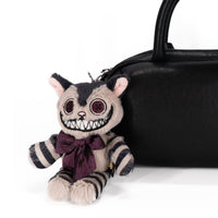 Load image into Gallery viewer, Victorian Mcgee’s Cheshire Cat Plush Keychain Accessory
