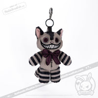 Load image into Gallery viewer, Victorian Mcgee’s Cheshire Cat Plush Keychain Accessory
