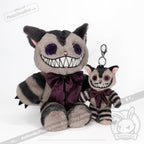 Victorian Mcgee’s Cheshire Cat Plush Keychain Accessory