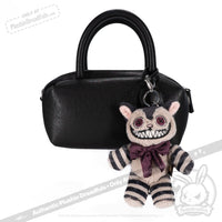 Load image into Gallery viewer, Victorian Mcgee’s Cheshire Cat Plush Keychain Accessory
