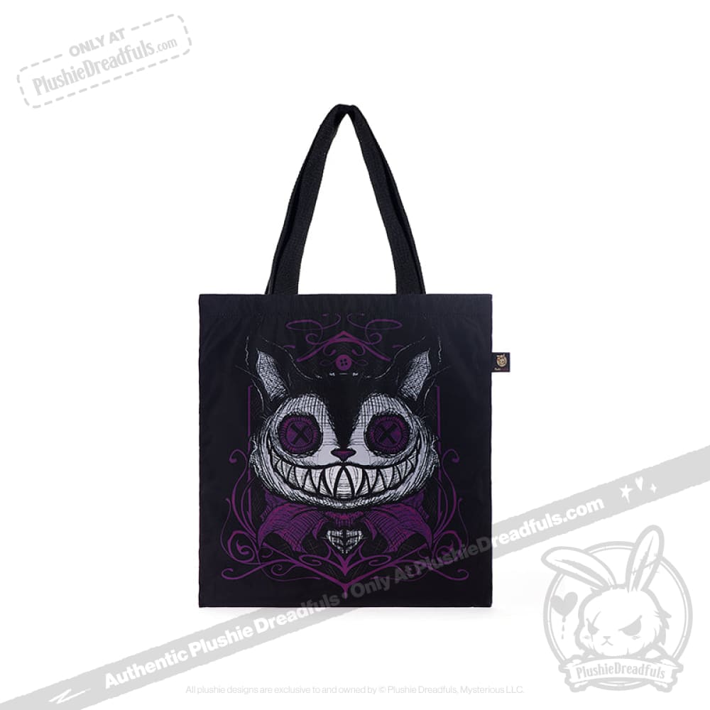 (国内店舗無) チェシャ猫 Victorian McGee’s トートバッグ付き Victorian McGee's Cheshire Cat - Plush Stuffed Animal – Mysterious