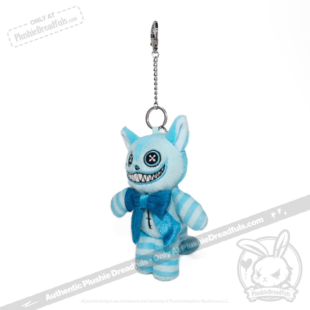 Victorian McGee’s Frosty Cheshire Cat Plush Keychain Accessory Keychain