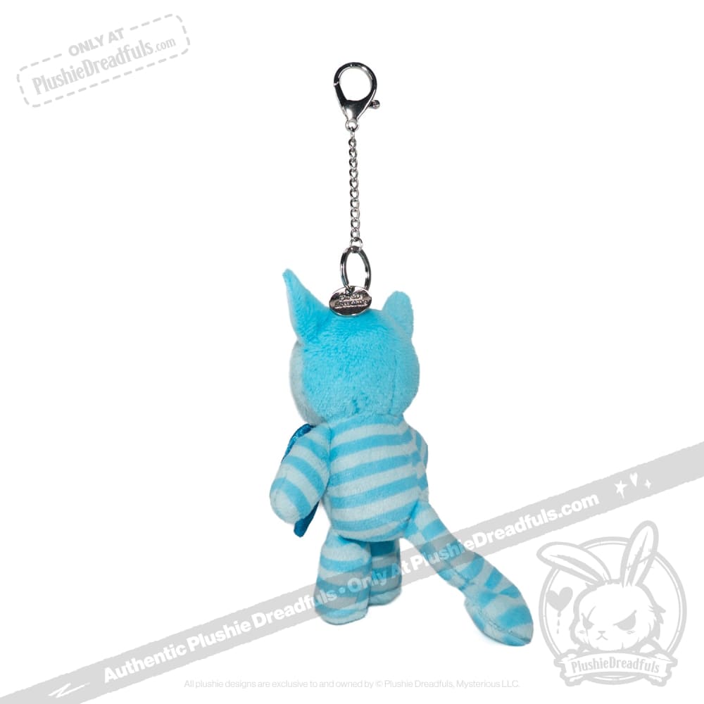 Victorian McGee’s Frosty Cheshire Cat Plush Keychain Accessory Keychain