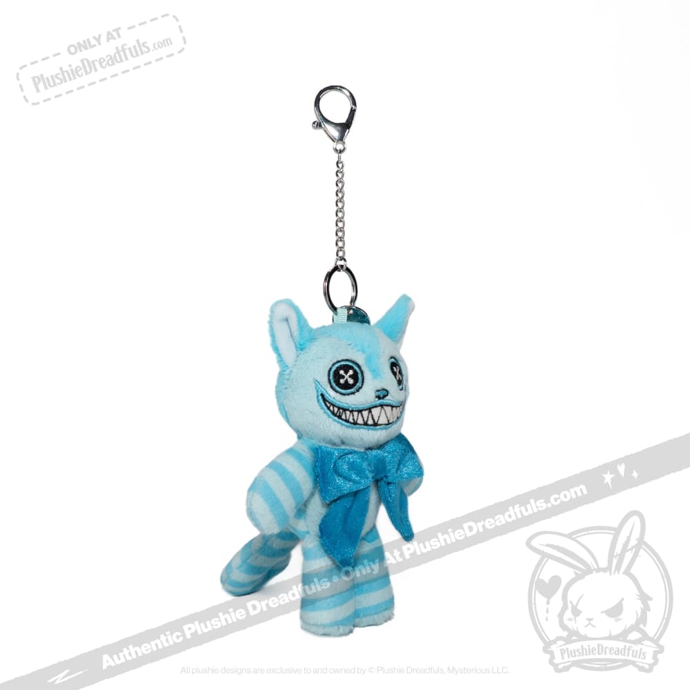 Victorian McGee’s Frosty Cheshire Cat Plush Keychain Accessory Keychain