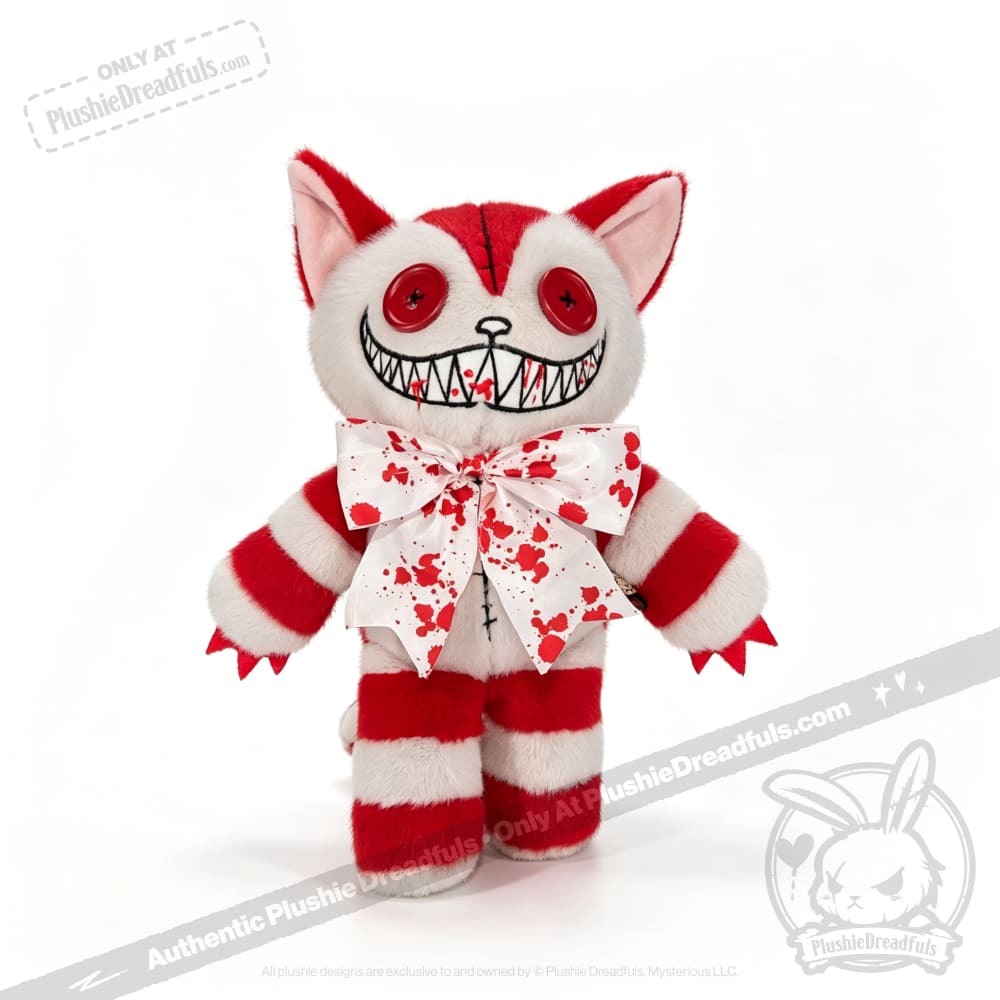 海外ヴィンテージ 猫 ぬいぐるみ アンティークVintage Cat Plush Victorian McGee's Hysteria Cheshire Cat - Plush Stuffed Animal