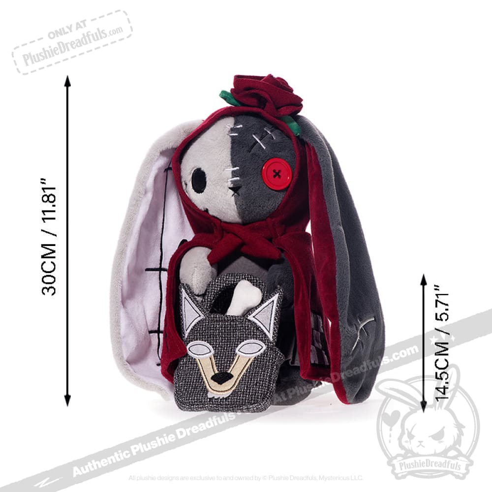 Victorian McGee’s Little Red Riding Hood Rabbit - Plush Stuffed Animal toy