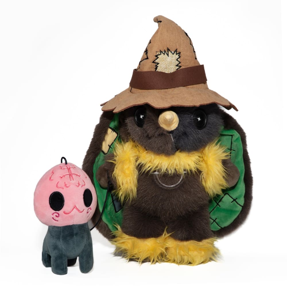 Victorian McGee's Oz - Scarecrow and Brain Pup - Plush Stuffed