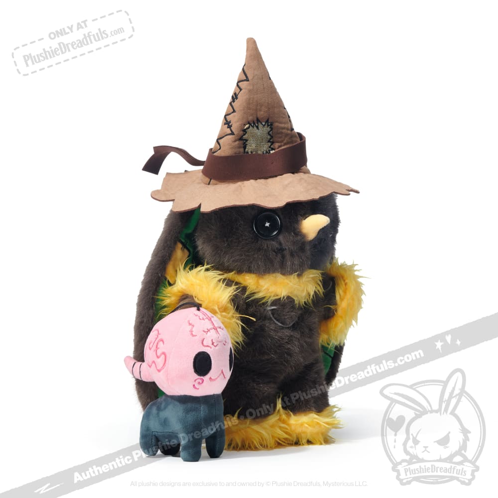 Victorian McGee’s Oz - Scarecrow and Brain Pup - Plush Stuffed Animal toy