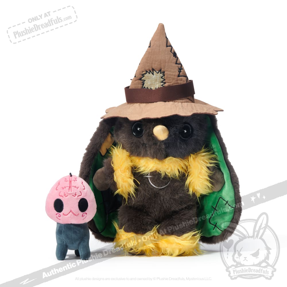 fluffy teddy＊イタズラコウモリ Victorian McGee's Oz - Scarecrow and Brain Pup - Plush Stuffed