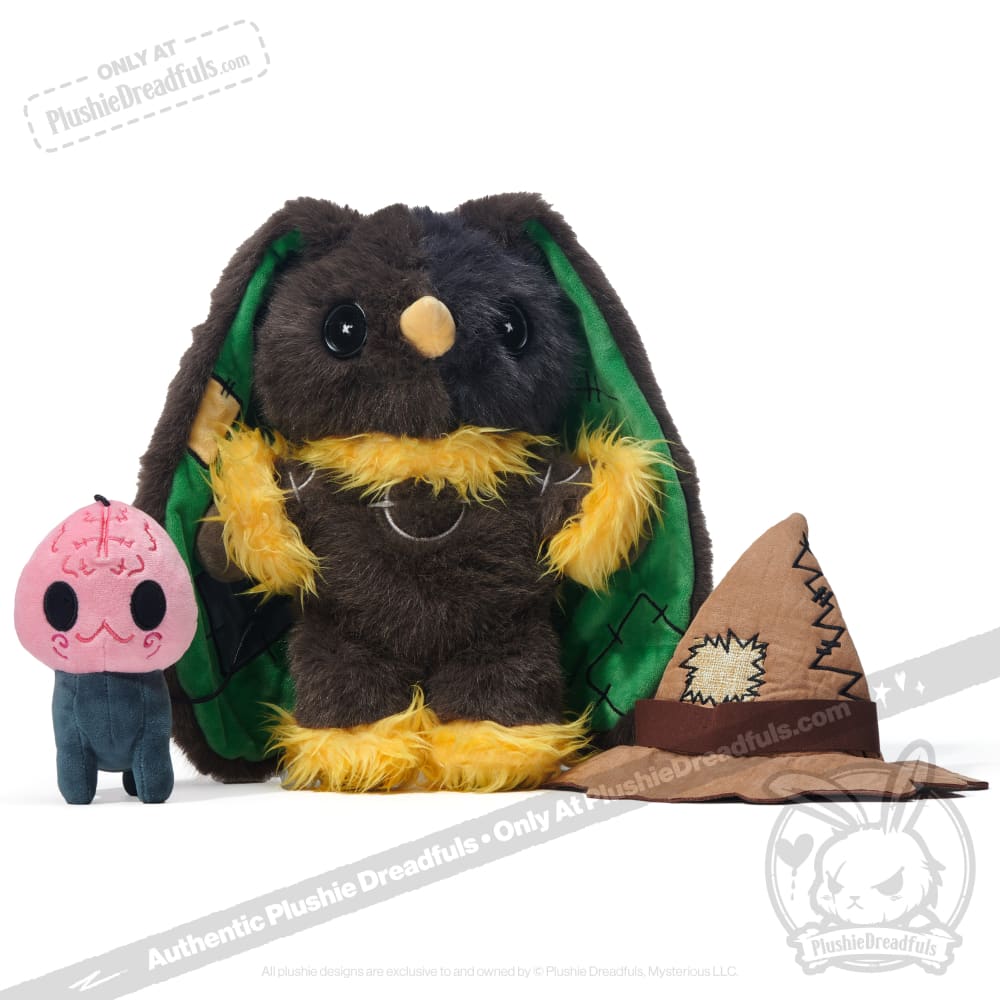 Victorian McGee’s Oz - Scarecrow and Brain Pup - Plush Stuffed Animal toy