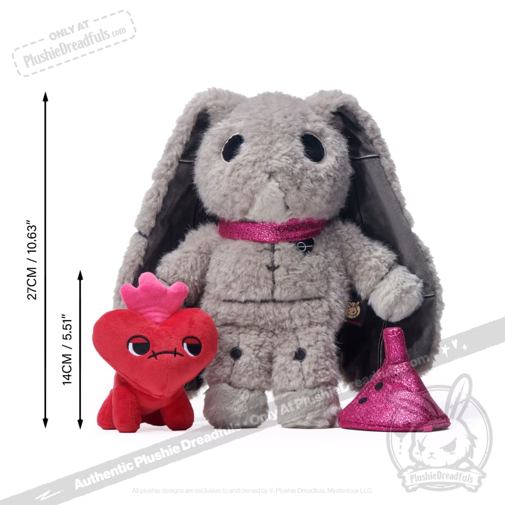 Victorian McGee's Oz - Tin man and Heart Pup - Plush Stuffed