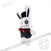 Load image into Gallery viewer, Victorian McGee’s White Rabbit Plush Keychain Accessory Keychain
