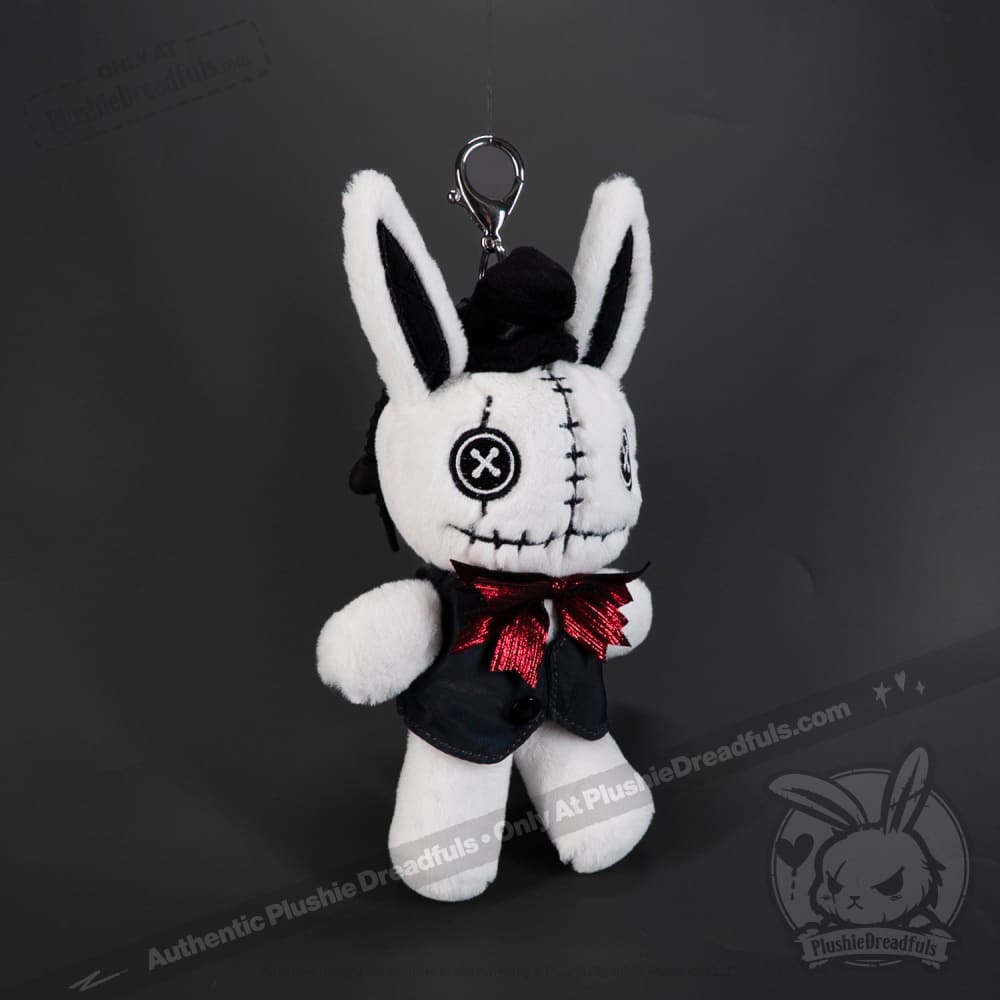 Victorian McGee’s White Rabbit Plush Keychain Accessory Keychain