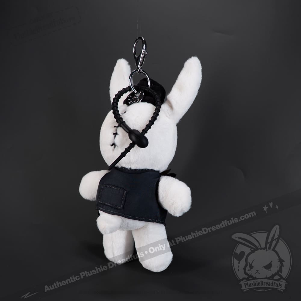 Victorian McGee’s White Rabbit Plush Keychain Accessory Keychain