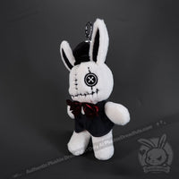 Load image into Gallery viewer, Victorian McGee’s White Rabbit Plush Keychain Accessory Keychain
