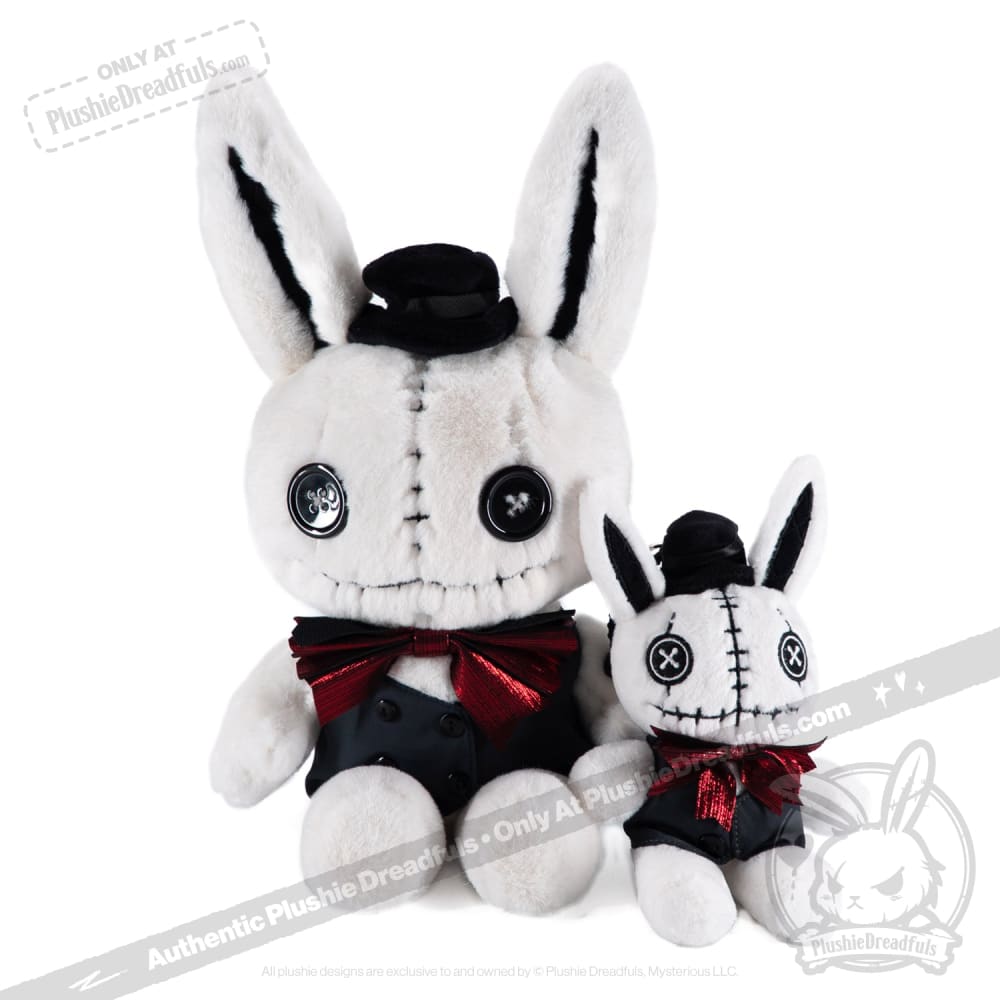 Victorian McGee’s White Rabbit Plush Keychain Accessory Keychain
