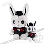 Victorian McGee’s White Rabbit Plush Keychain Accessory Keychain