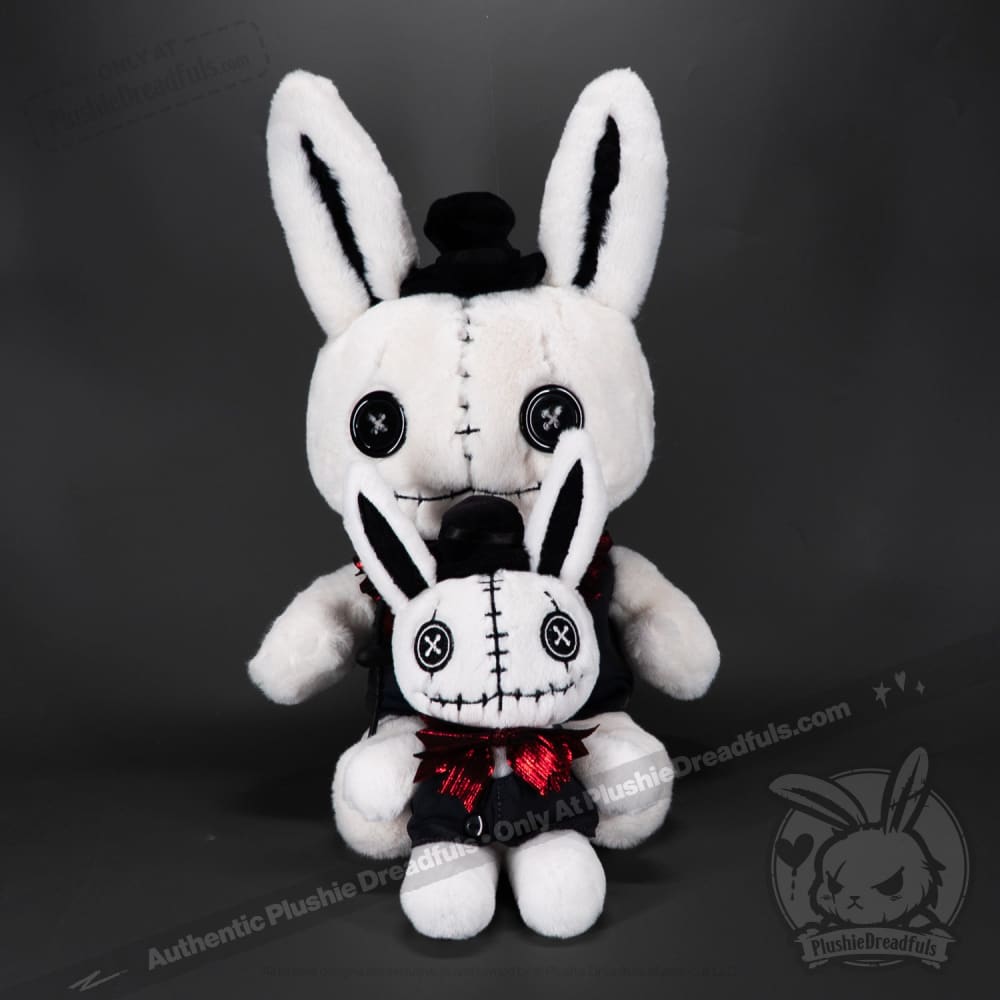 Victorian McGee’s White Rabbit Plush Keychain Accessory Keychain