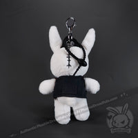 Load image into Gallery viewer, Victorian McGee’s White Rabbit Plush Keychain Accessory Keychain

