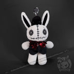 Victorian McGee’s White Rabbit Plush Keychain Accessory Keychain
