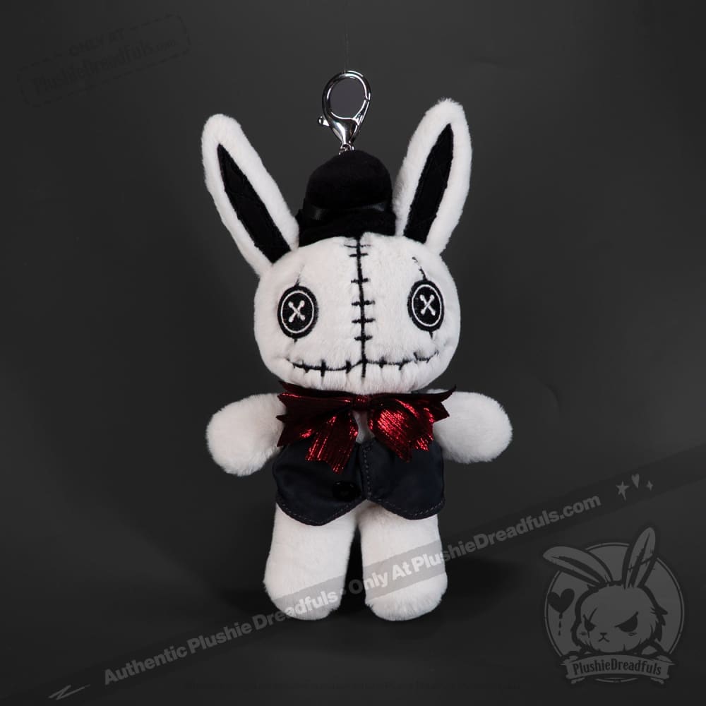 Victorian McGee’s White Rabbit Plush Keychain Accessory Keychain