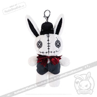 Load image into Gallery viewer, Victorian McGee’s White Rabbit Plush Keychain Accessory Keychain
