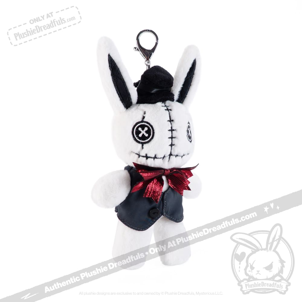 Victorian McGee’s White Rabbit Plush Keychain Accessory Keychain