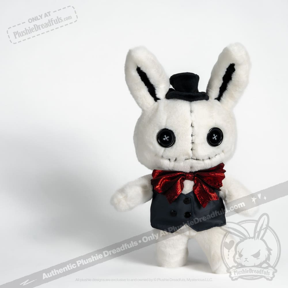 Victorian McGee's White Rabbit - Plush Stuffed Animal – Mysterious
