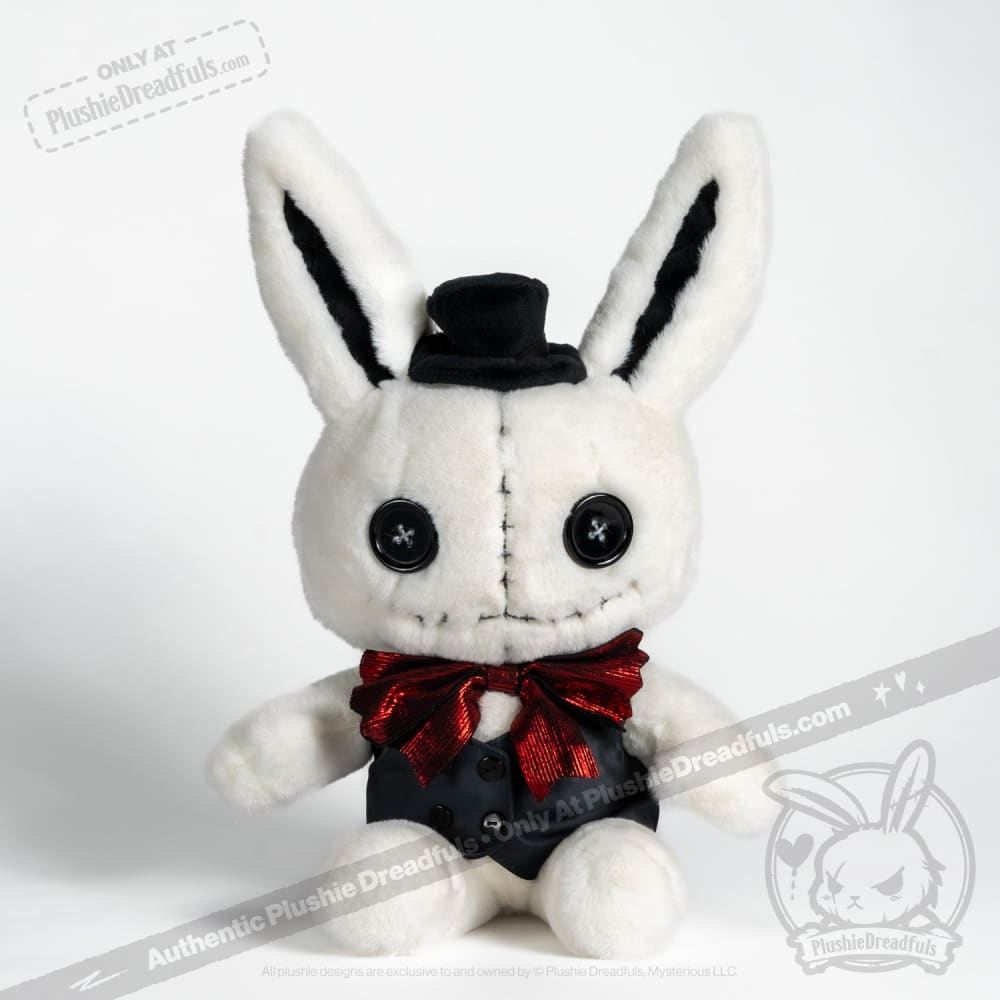 Victorian Rabbit Toy Victorian McGee's White Rabbit - Plush Stuffed Animal – Mysterious