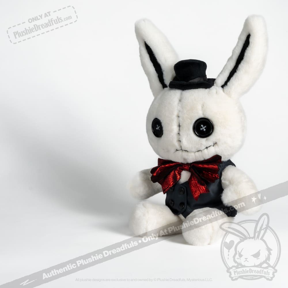 Victorian Rabbit Toy Victorian McGee's White Rabbit - Plush Stuffed Animal – Mysterious