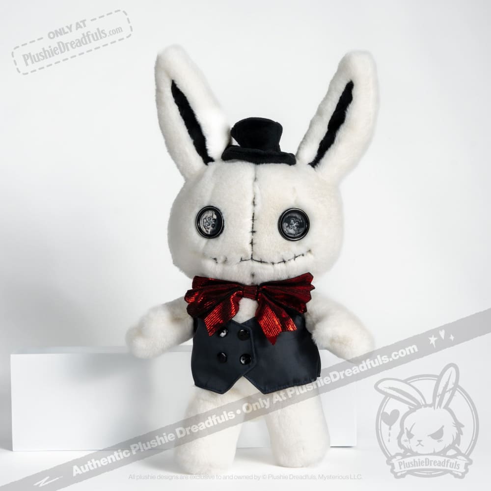 Victorian McGee's White Rabbit - Plush Stuffed Animal – Mysterious