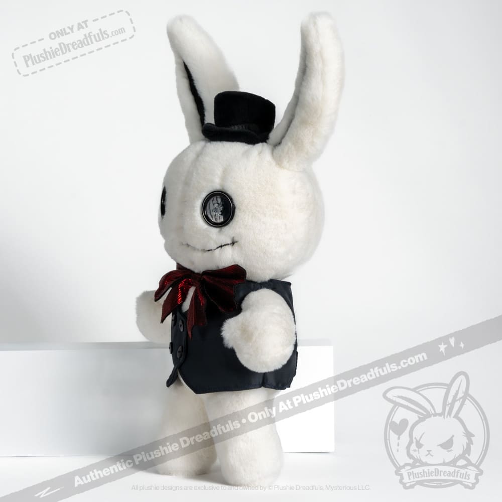 Victorian Rabbit Toy Victorian McGee's White Rabbit - Plush Stuffed Animal – Mysterious