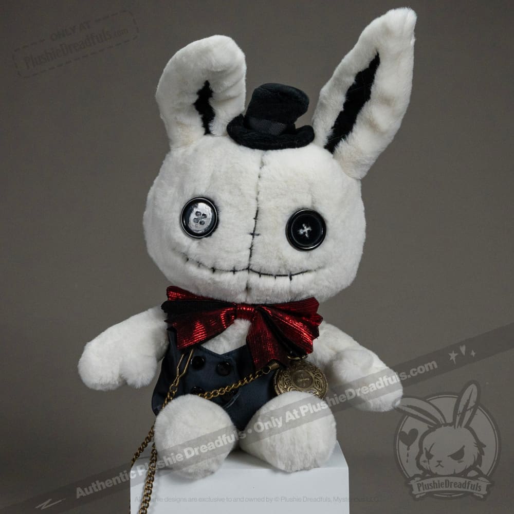 Victorian Rabbit Toy Victorian McGee's White Rabbit - Plush Stuffed Animal – Mysterious