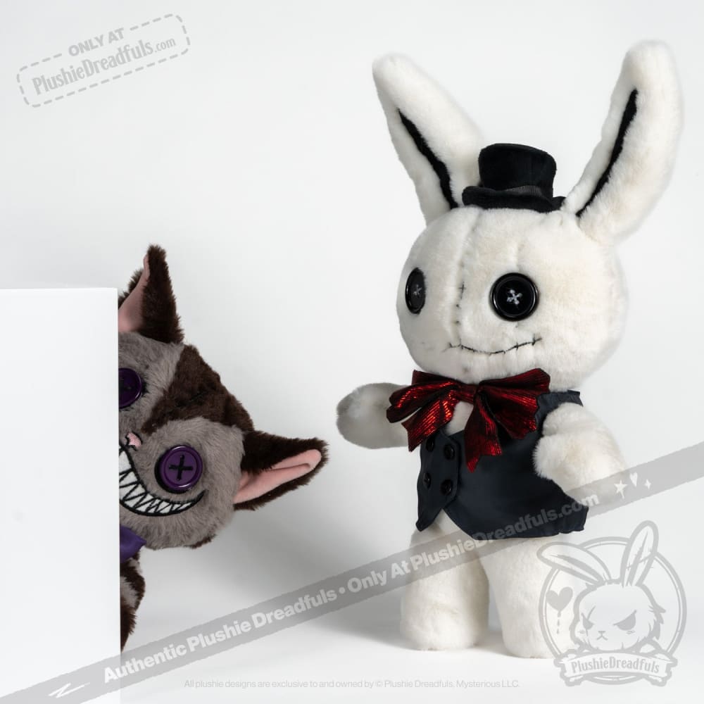 Victorian Rabbit Toy Victorian McGee's White Rabbit - Plush Stuffed Animal – Mysterious