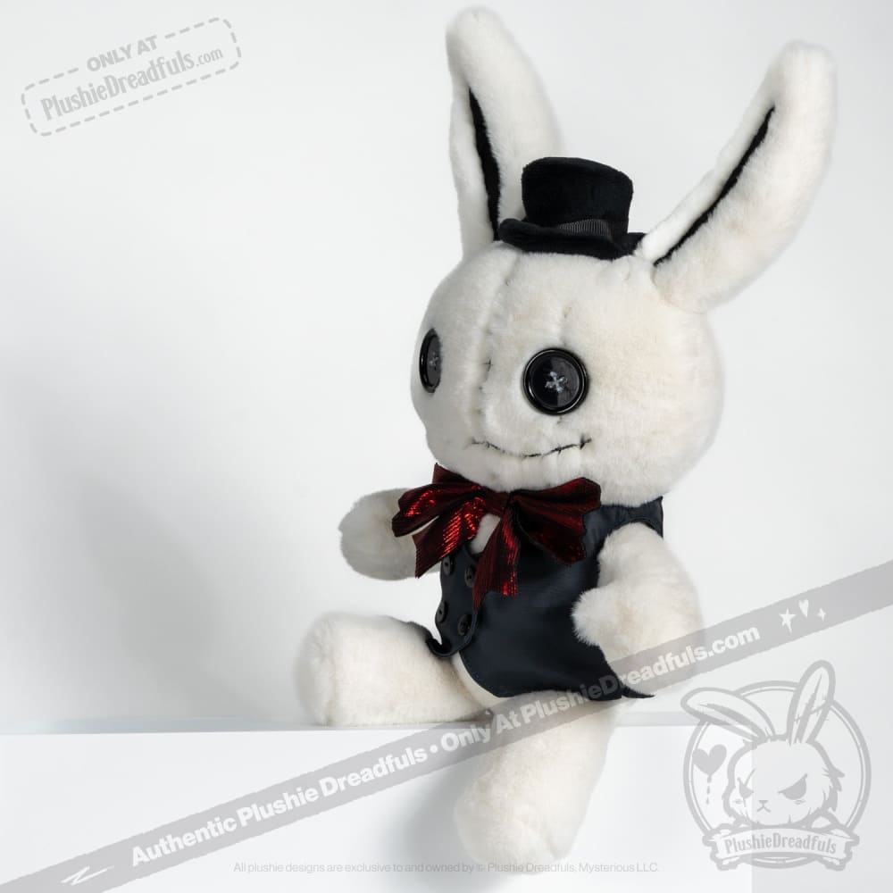 Victorian McGee's White Rabbit - Plush Stuffed Animal – Mysterious