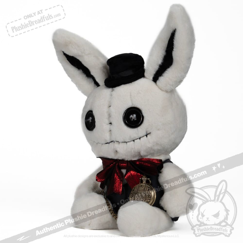 Victorian Rabbit Toy Victorian McGee's White Rabbit - Plush Stuffed Animal – Mysterious