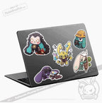 Plushie Dreadfuls Vinyl Sticker Pack Vol. 3 - Buns At Work sticker