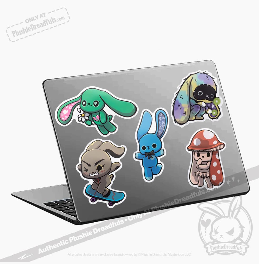 Plushie Dreadfuls Vinyl Sticker Pack Vol. 5 - Daydreaming Pack sticker