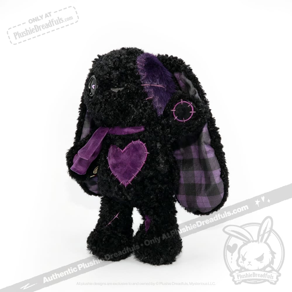 Violet Neon Love Rabbit - Plush Stuffed Animal – Mysterious