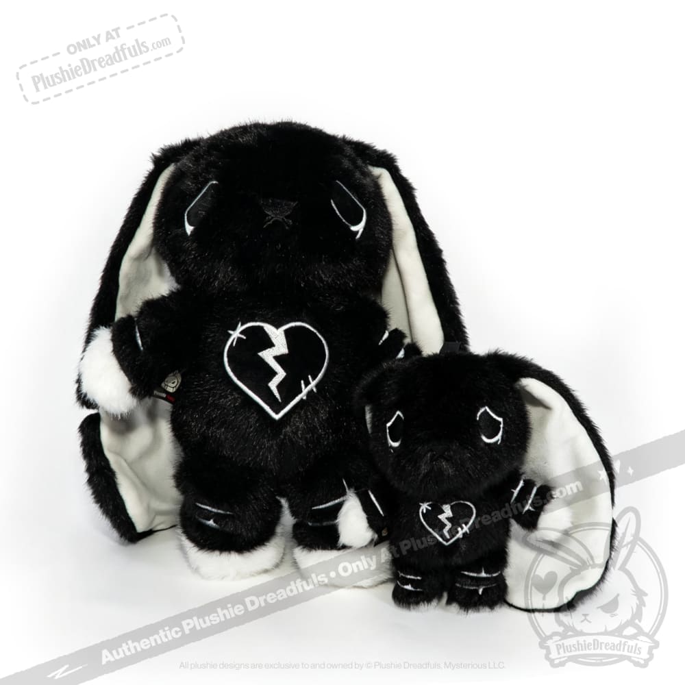 Void Depression Rabbit Plush Keychain – Mysterious