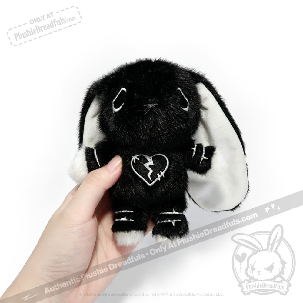 Void Depression Rabbit Plush Keychain – Mysterious