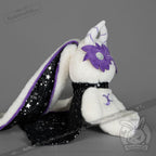 Plushie Dreadfuls - White Witch Bunny - Plush Stuffed Animal - Mysterious
