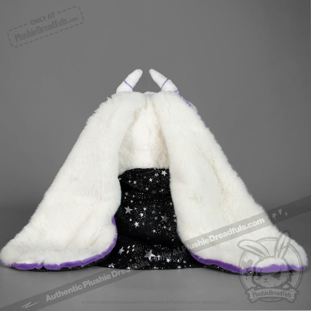Plushie Dreadfuls - White Witch Bunny - Plush Stuffed Animal - Mysterious