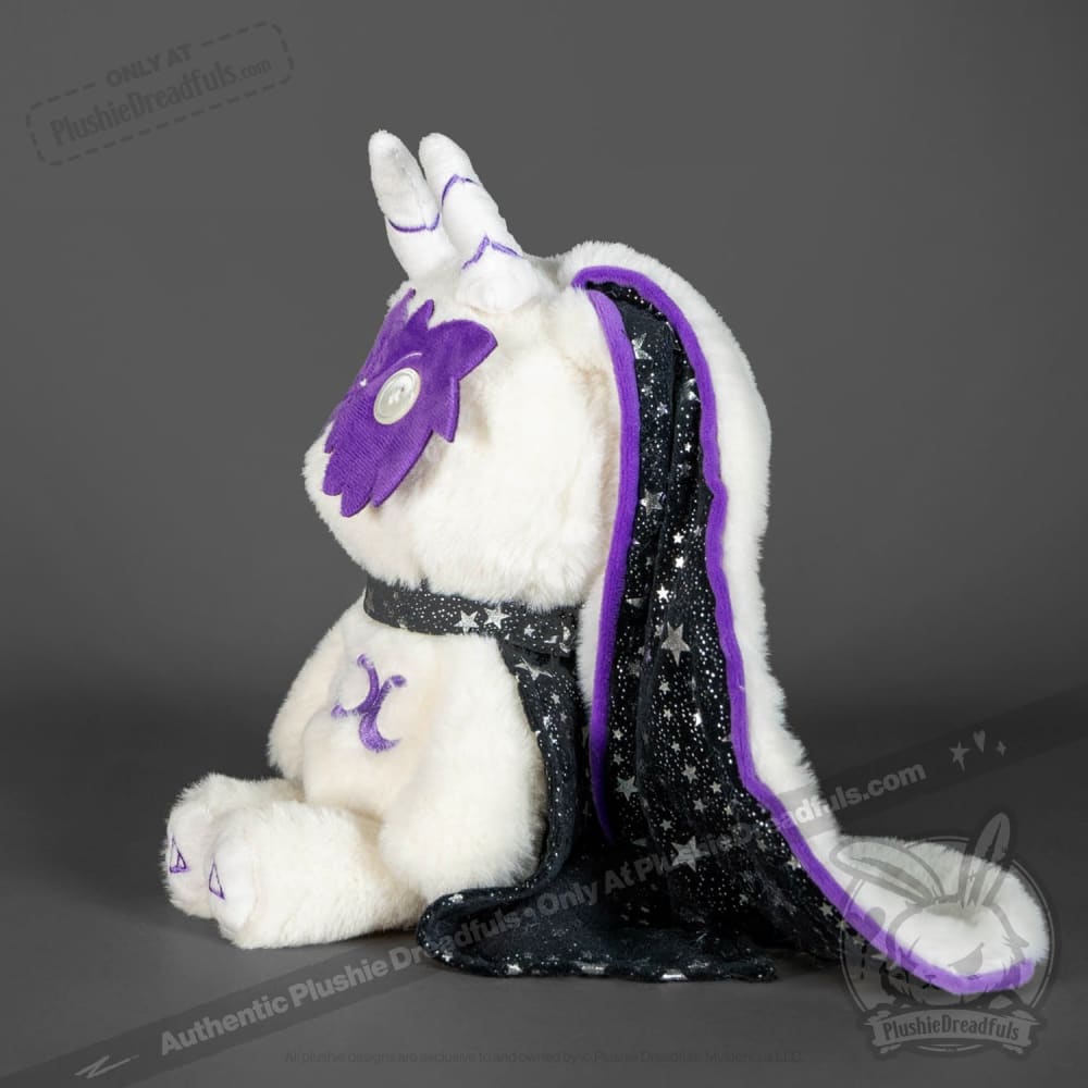 Plushie Dreadfuls - White Witch Bunny - Plush Stuffed Animal - Mysterious
