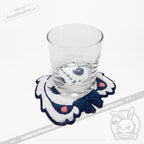 Wonderland Drink Coasters hair clip